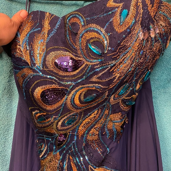 Navy Blue formal dress - Picture 1 of 4